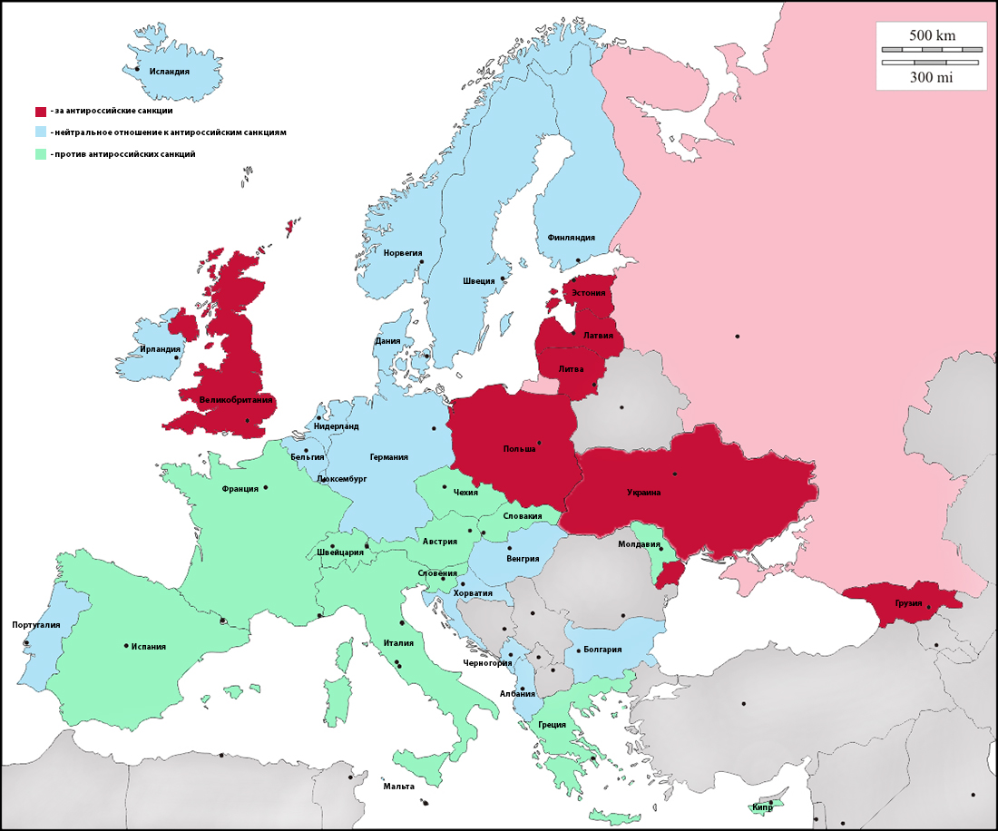 Карта кто против россии